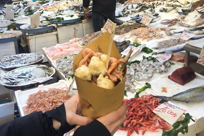 A Street Food Journey Through Heart of Naples - Crocchè and meatballs with tomato sauce