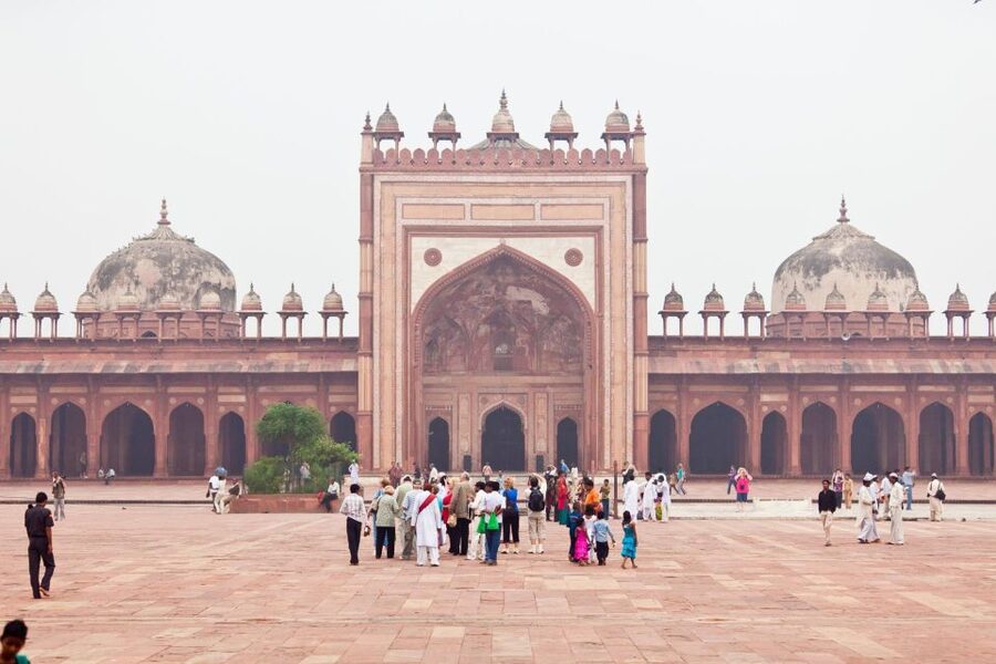 Agra: Old City & Street Food Tour in Car, Tuk Tuk or Bike - I Love Agra photo point and the first snack stop