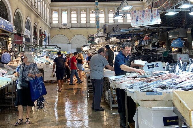 Athens Street Food Markets and Hidden Gems Experience - Inside Varvakios Central Municipal Market