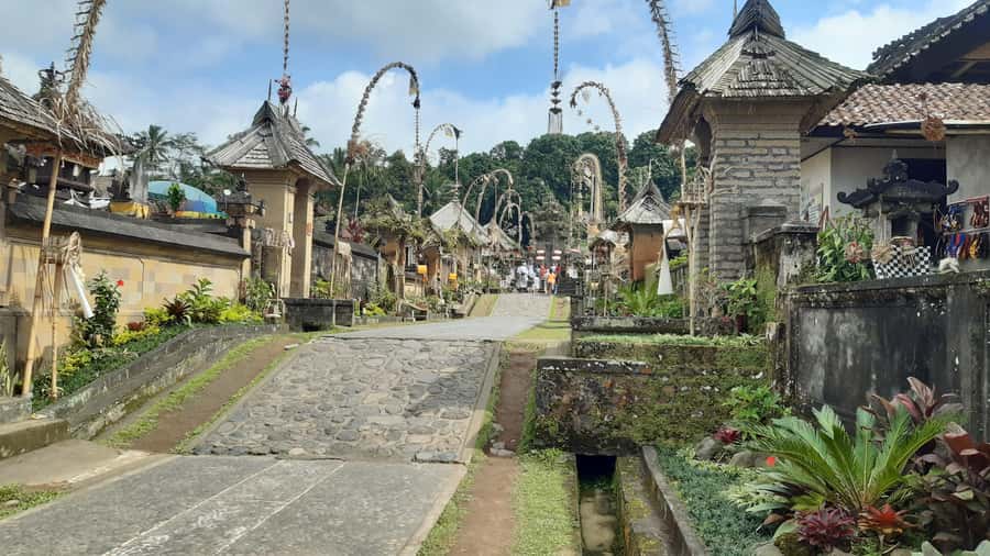 Bali: Penglipuran Village, Waterfall, and Night Market Tour - Penglipuran Village and its carefully kept homes