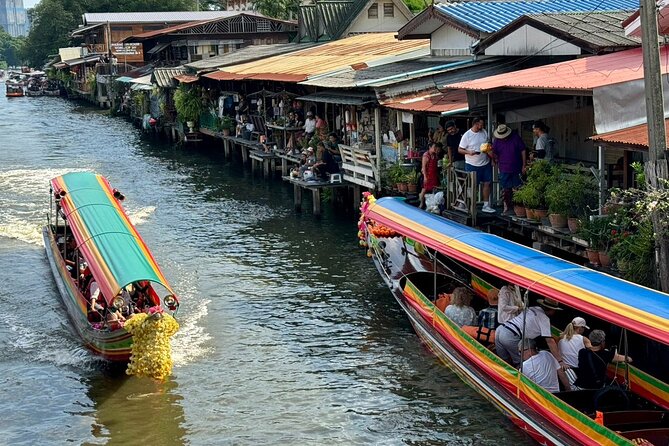 Bangkok 3-in-1 Tour: Longtail Boat,TukTuk & Street Food Adventure - One hour on Bangkok’s canals