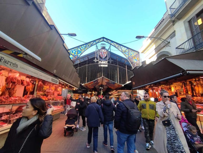 Barcelona: Boqueria Market & Barrio Gotico Street Food Tour - Santa Caterina Market adds a second view of local food
