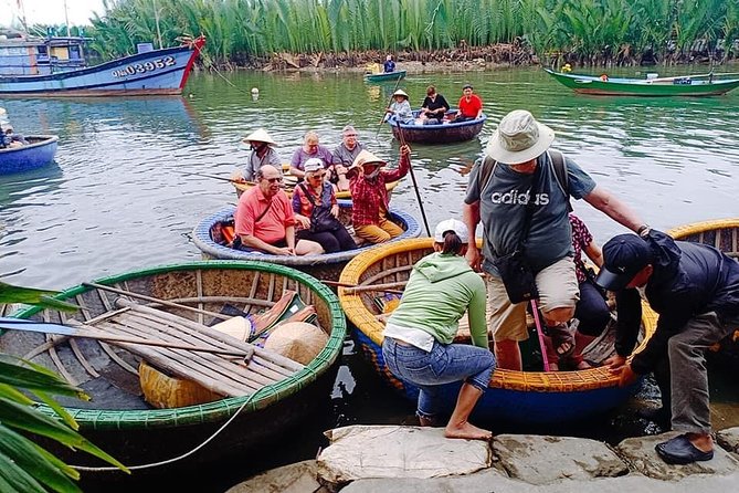 Basket Boat ride to Coconut Jungle &Hoi An city Tour,Night Market - Lantern streets and the night market