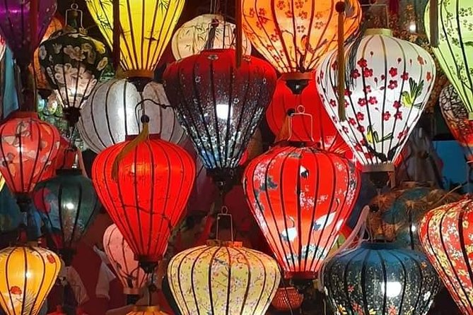 Basket Boat ride to Coconut Jungle &Hoi An city Tour,Night Market - A 20-minute Hoai River cruise with a candle lantern