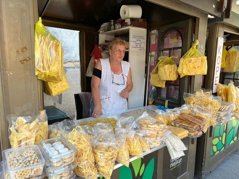 Belgrade: Street Food and Drinks Tour with 20+Tastings - Cured meats, čvarci, village cheese, and kajmak