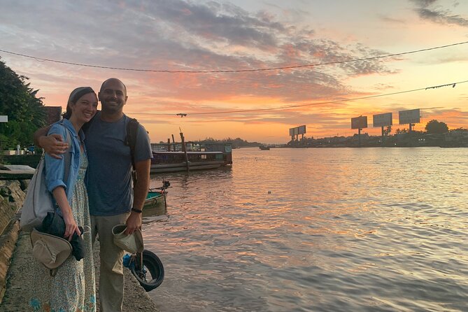 Boat tour on Mekong river see the sunset, small canal, Vegan dinner, street food - Five useful things to know before you book