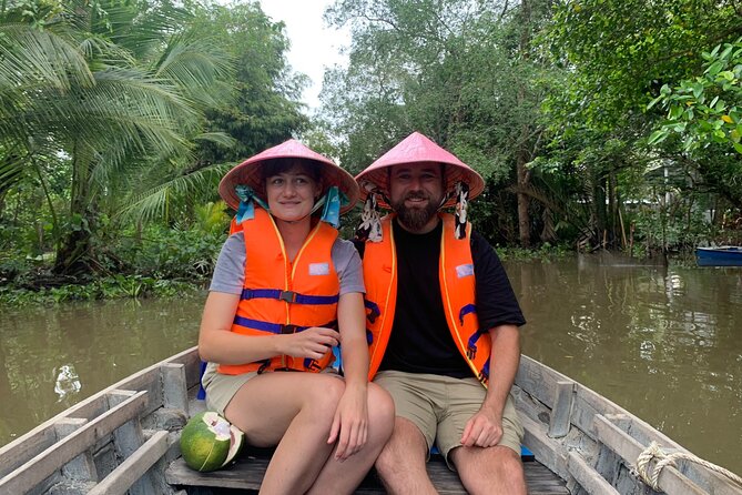Boat tour on Mekong river see the sunset, small canal, Vegan dinner, street food - Munirangsyaram Pagoda and a different religious tradition