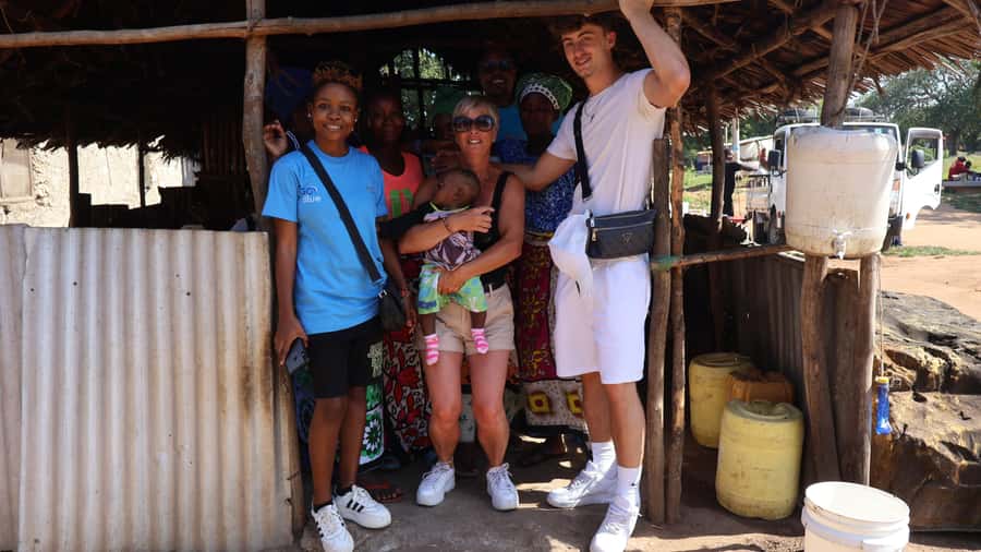 Diani: Market and Street Food Walking Tour - The local restaurant and a full tasting plate