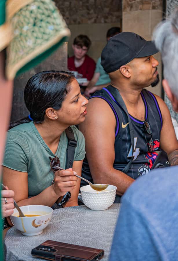 Discover Marrakech Street Food with a Local Guide - Breakfast plates: msemen, harcha, and khaneza
