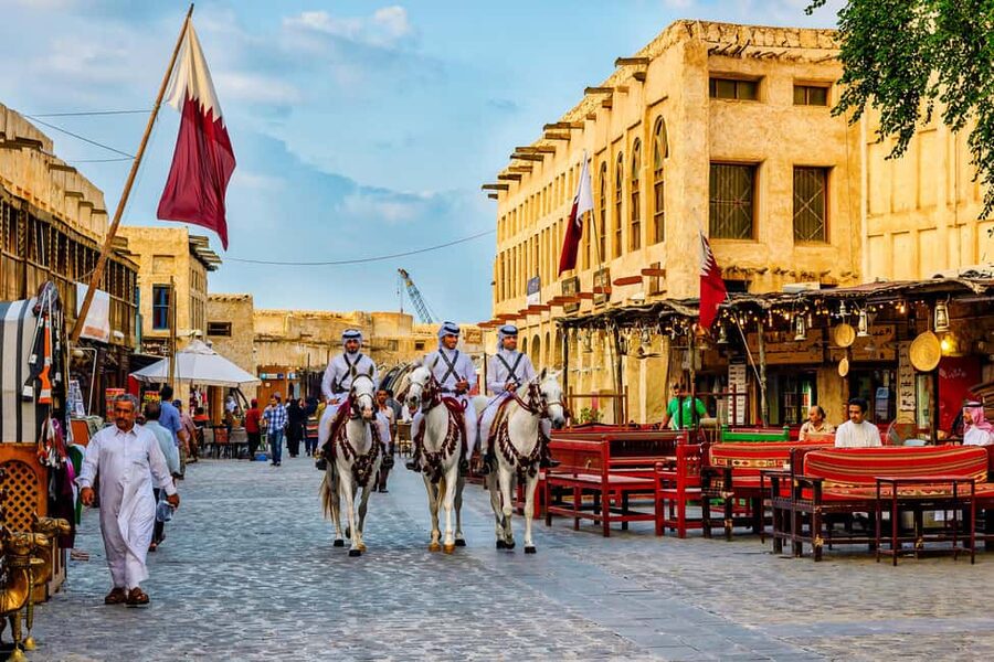Doha: Souq Waqif, Dhow Harbour, and Street Food Walking Tour - Entering Souq Waqif’s many market lanes