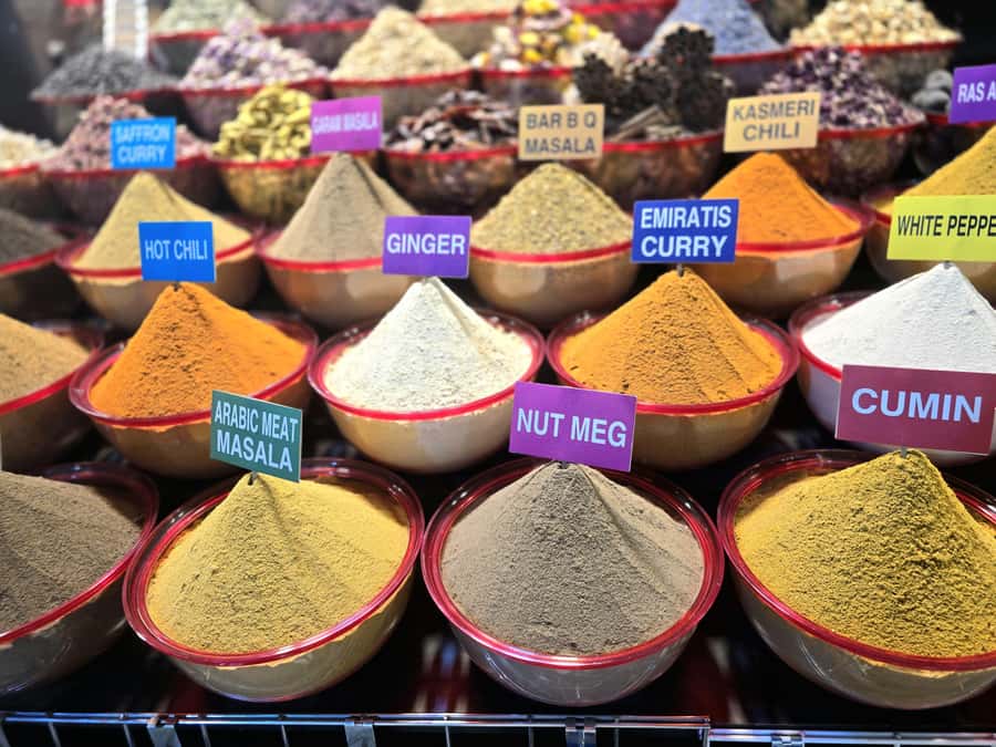 Dubai: Premium Old Town, Street Food, Souks & Boat Ride Tour - The Spice Souk is the most sensory stop