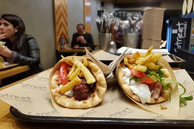 Evening Athenian Street Food Tour: An Essential Guide to Athens - Stopping for food near the center
