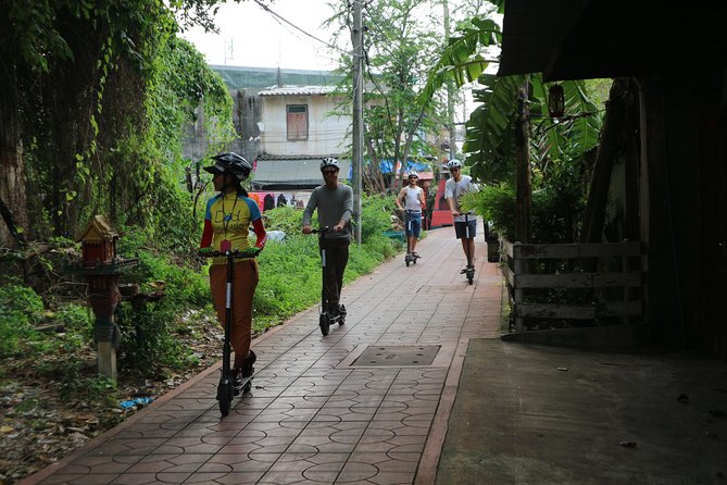 Explore Bangkok by E-Scooter & Try Street Food - Santa Cruz Church and the old Portuguese quarter