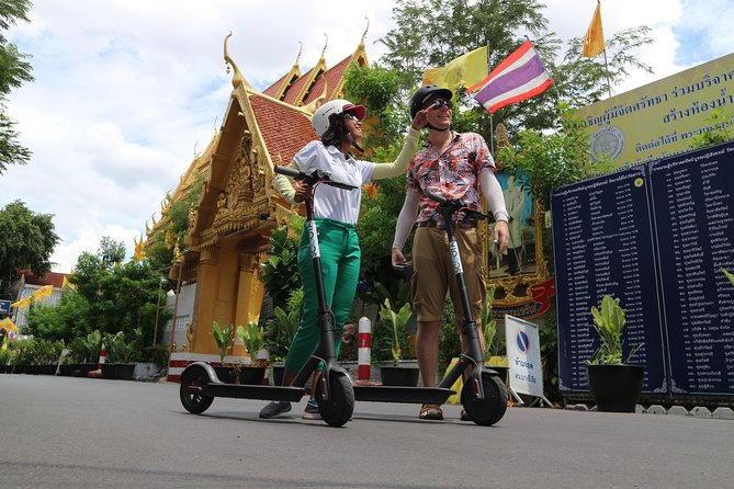 Explore Bangkok by E-Scooter & Try Street Food - Flute makers and Wat Prayurawongsawat