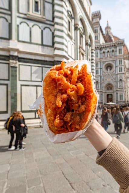 Florence: Mercato Centrale Street Food Tasting Experience - The crostino and drink complete the tasting