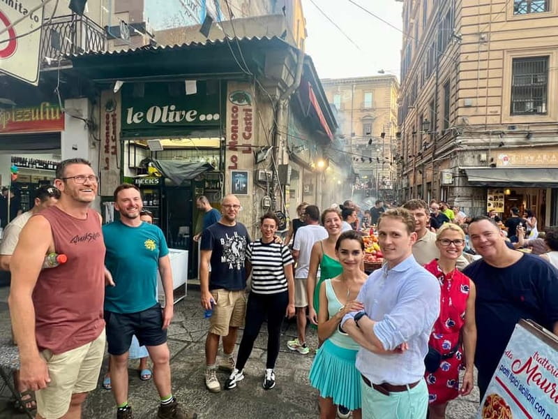 From Cefalù: Palermo Guided Walking Tour with Street Food - Santa Caterina and the secret dessert stop