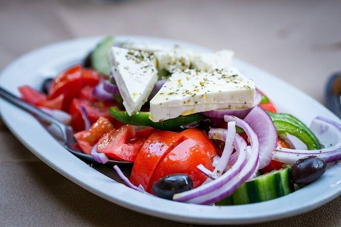 Fun Athens Street Food Tour with Local Guide Marina - Greek produce at a traditional deli
