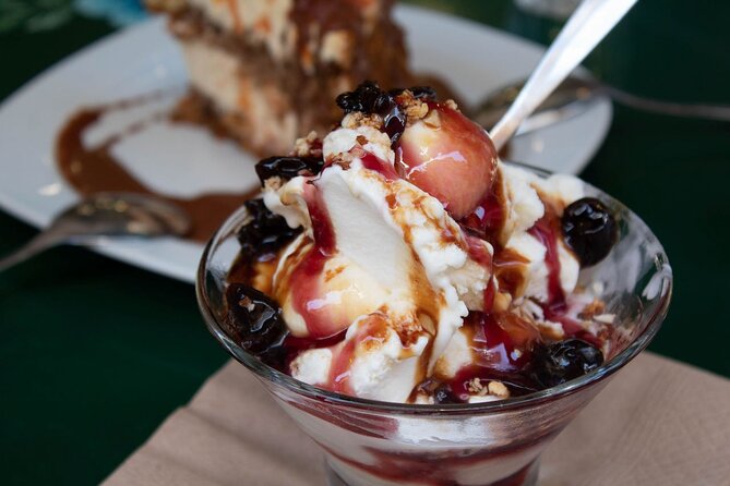 Fun Athens Street Food Tour with Local Guide Marina - St. Irene’s Square and the city after dark