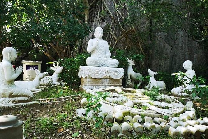 Guided Tour to Marble Mountains & Hoi An Walking Tour , Night Market, Boat Ride - Walking through Hoi An Ancient Town