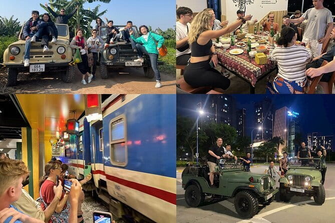 Hanoi Jeep Night Street Foodie Tour, Train Street and Egg Coffee - Why this 3.5-hour Jeep ride works well in Hanoi