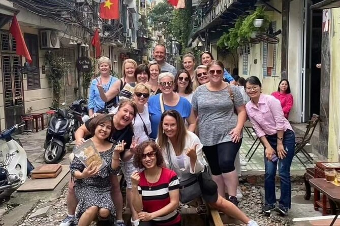 Hanoi Michelin Star Street Food Walking Tour & Train-Street - Starting on Hang Mam Street with Hanoi on the menu