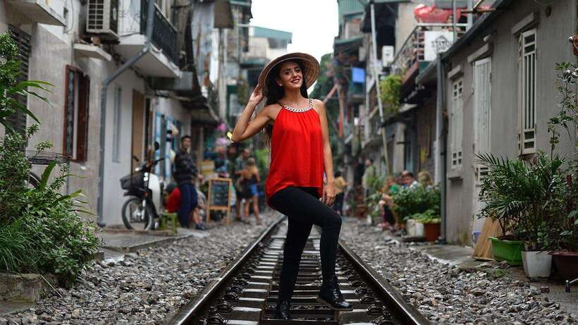 HANOI: MOTORBIKING TO TRAIN STREET & STREET FOOD TASTING - Starting in Hanoi’s Old Quarter