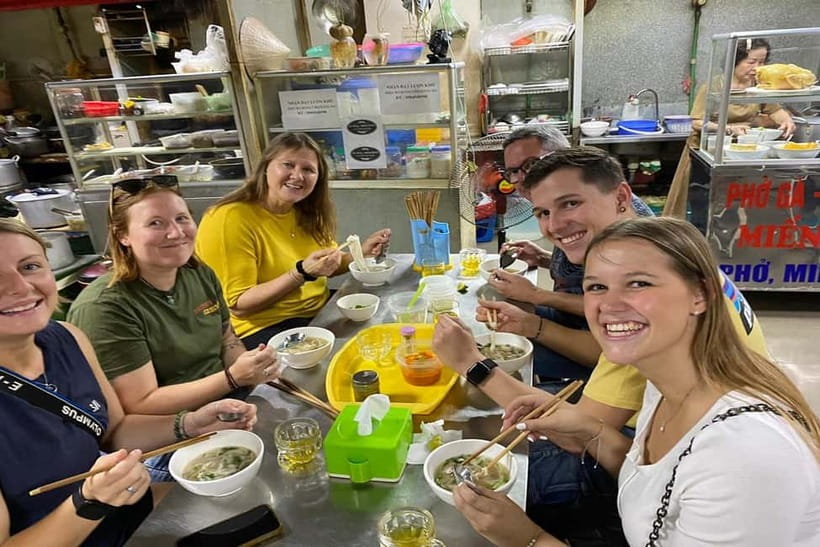 Hanoi: Street Food Tour with Train Street & Hidden Alleyways - Banh my, sticky rice ice cream, and familiar flavors