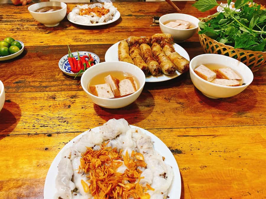 Hanoi Vegan Street Food & Train Street Tour - Crispy pancakes, donuts, and extra choices
