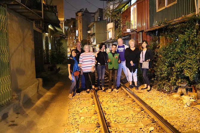 Hanoi Vespa After Dark Street food + Train Street+ Live Music - Truc Bach and five or six more Hanoi dishes