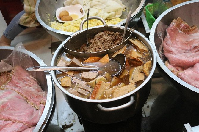 Hanoi Vespa After Dark Street food + Train Street+ Live Music - Walking along Train Street with egg coffee