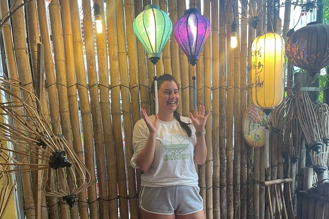 Hoi An Foldable Bamboo Silk Lantern and Evening Street Food Tour - The one-hour lantern class at home