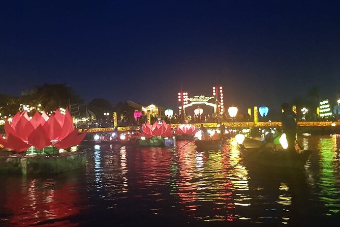 Hoi An Night Market with Lanterns- Walking tour - Riverboat Ride - Phuc Kien Assembly Hall and the merchant houses