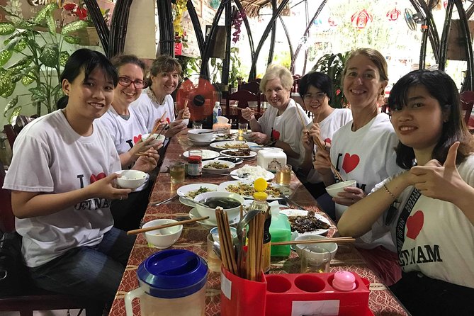 Hue Street Food Tour At Night By Scooter - Making your own khot cake roll
