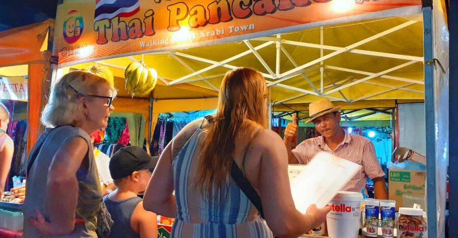 Krabi: Local Street Food Night Tour - Coconut ice cream and Kanom Ko