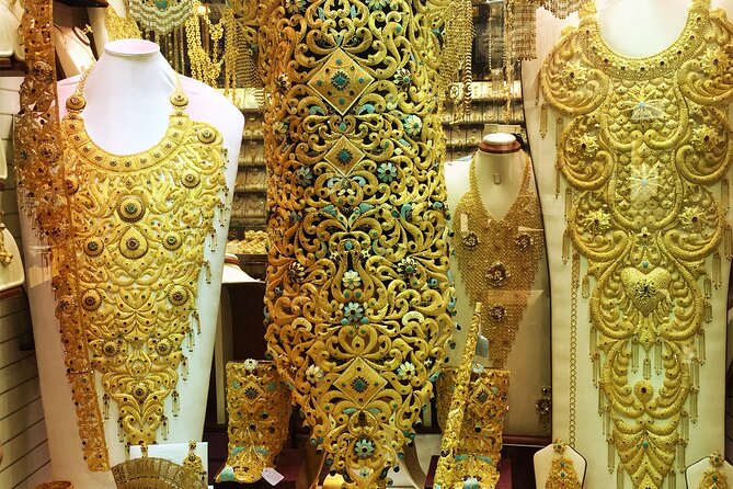 Local Street Food and Guided Walking Tour of Dubai Old Town - Gold Souk displays and the end at Al Ras