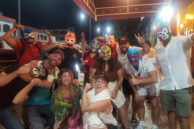 Lucha Libre, Tacos, Margaritas,Tequila and Night Market Tour - Sitting ringside for Lucha Libre