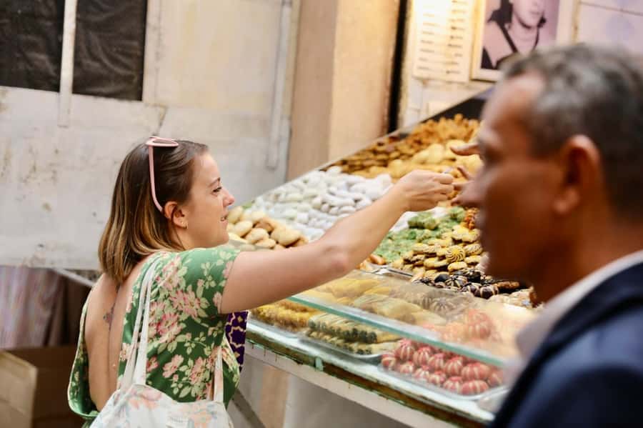 Marrakech Street Food Tour – Taste Local Flavors - Pastry ovens, fresh bread, and Moroccan sweets