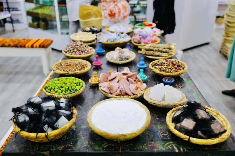 Marrakech Street Food Tour – Taste Local Flavors - Three Moroccan salads and the details between bites