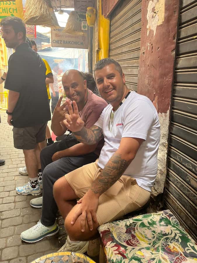 Marrakesh: Guided Street Food Tasting by Locals - A final rooftop stop with mint tea