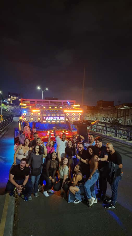 Medellin: Party Bus with DJ & Street Food Tastings - What this Medellín night is really about