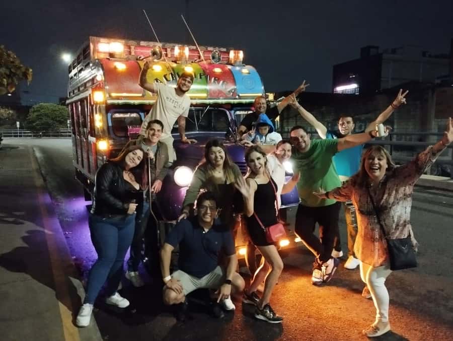 Medellin: Party Bus with DJ & Street Food Tastings - Provenza, where Medellín’s evening energy gathers