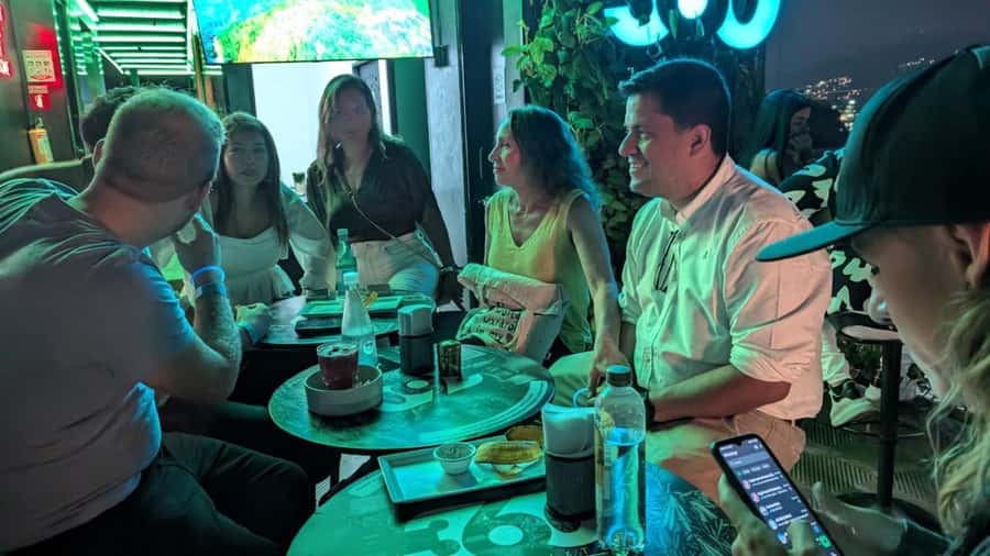 Medellin: tasting Street Food with Rooftops of El Poblado - Arepas Las Chachas and the first taste