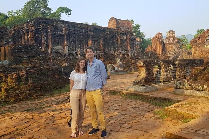 My Son Holyland , Hoi An Ancient City Tour With Night Market , Sampan Boat Ride - Lanterns and street food at Hoi An Night Market