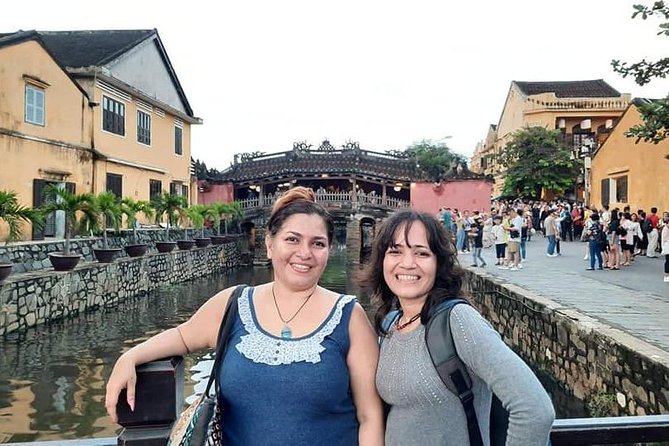 My Son Holyland-Marble Mountain-HoiAn City with Sampan Boat Ride - The sampan ride and Japanese Covered Bridge