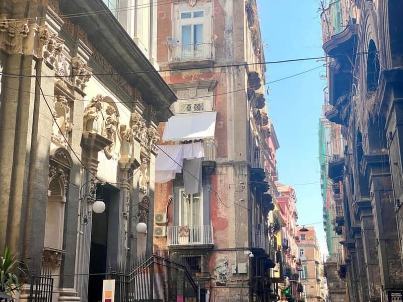 Naples: Old City Center Street Food Tour with Spritz - The final stop at Piazza del Gesù Nuovo