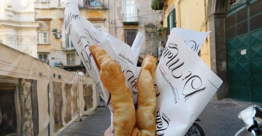Naples Street Food Scene Tour: Small-Group Tasting Adventure - San Gregorio Armeno and salty street food
