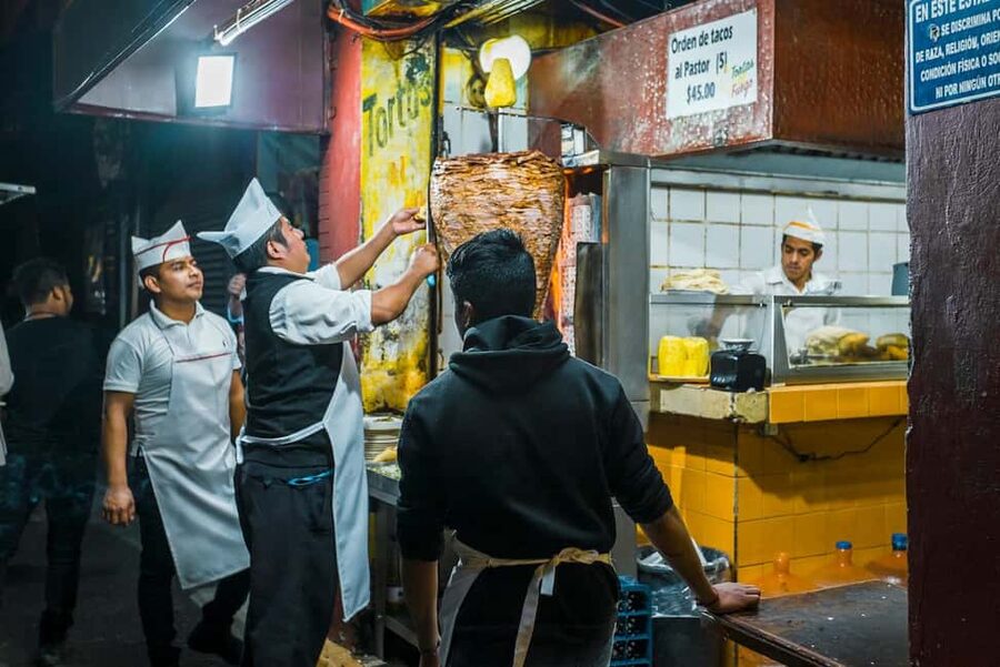 Night Street Food Bike Tour Mexico City - Fusion tacos in Roma