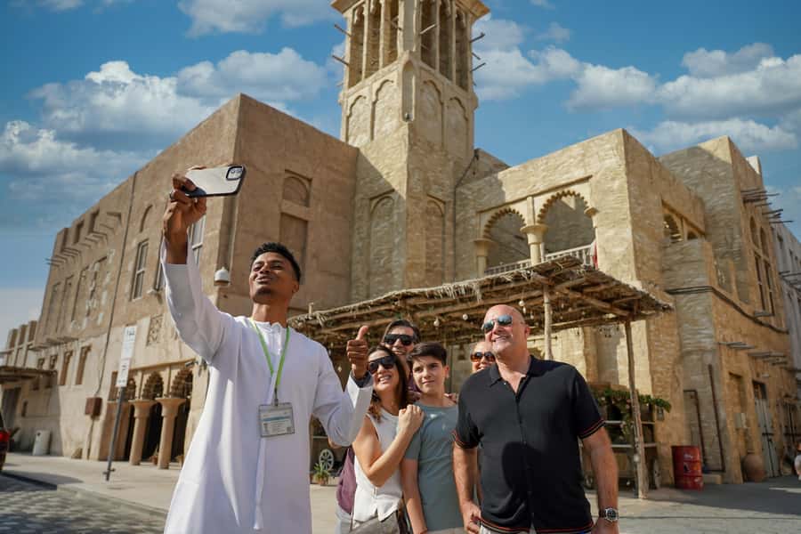 Old Dubai: Premium Guided Tour with Street Food & Abra Ride - Al Seef offers the Creek view before the old lanes