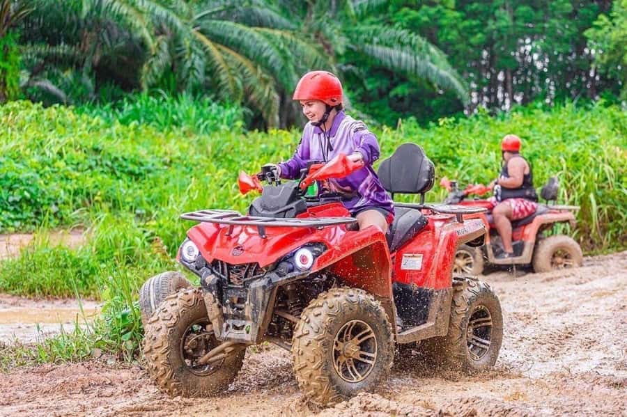 Phuket: Old Town + ATV 30Min Zipline 15Pform + Night Market - The ATV ride: 30 minutes of rough ground