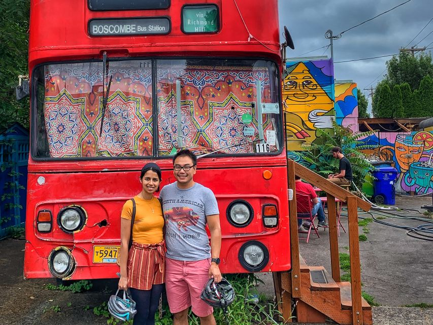 Portland: Food Carts of the Eastside Bike Tour - The first pod and Portland’s food cart story